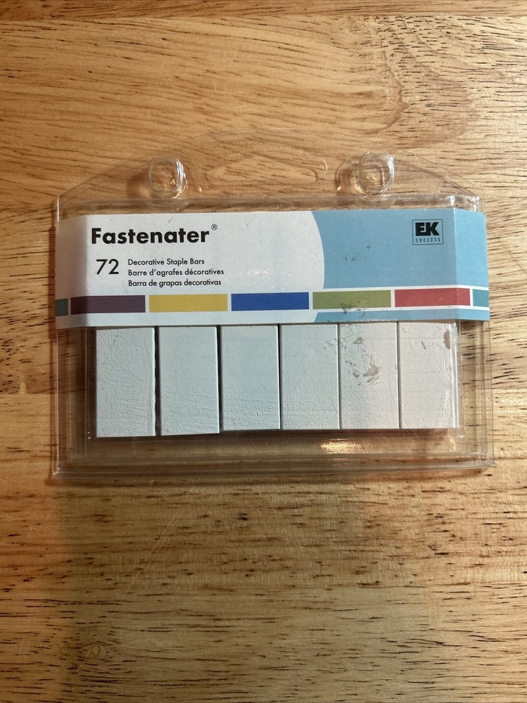 WHITE Fastenater 72 Staple Bars Refill Metal