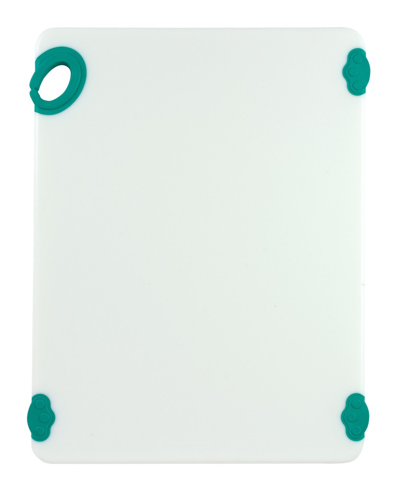 Cutting Board with Hook,15"x20"x1/2",Green (6 Each)