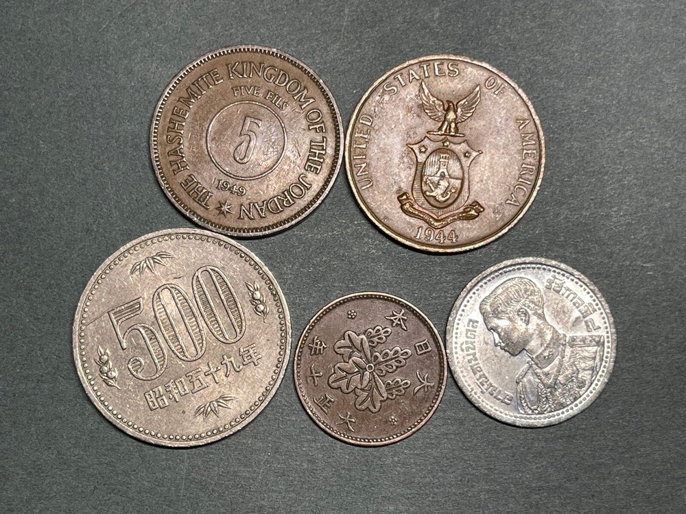 Assorted World 5 Coins