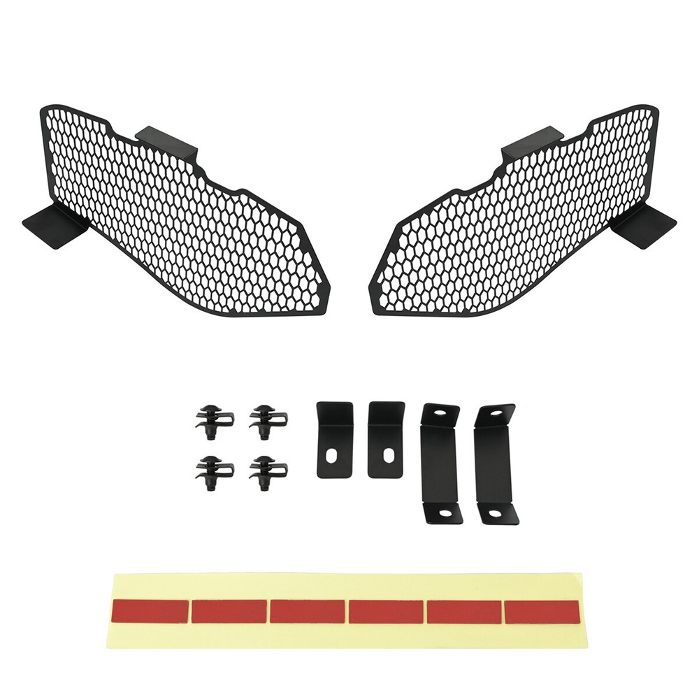 For Corvette C8 Z51 20-2024 Side Intake Mesh Grille +Front Grill Radiator Guard