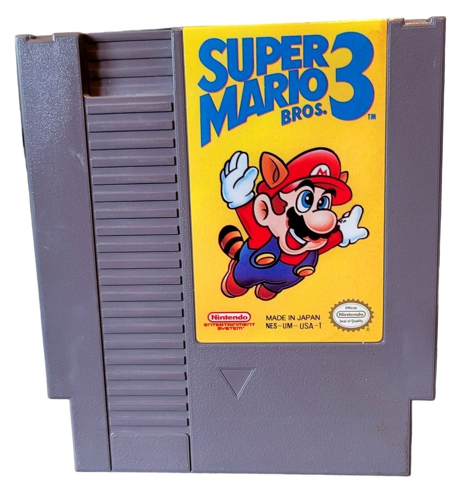 Super Mario Bros 3 Nintendo includes Instruction booklet + case Untested ga153