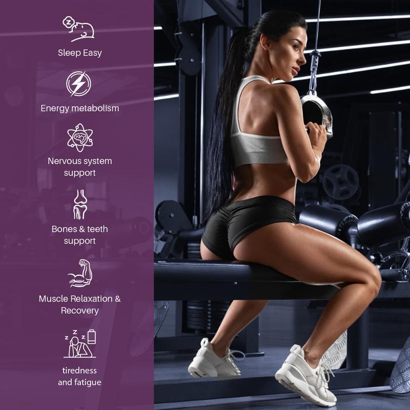 Magnesium 12 in 1 Complex 700mg - Glycinate Citrate Malate Taurate Daily Support