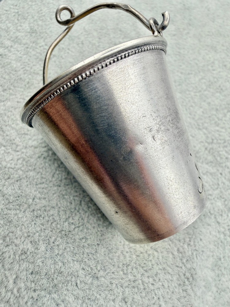 Antique Russian 84 Silver Tea Strainer Imperial Solid Silver Marked Rare!