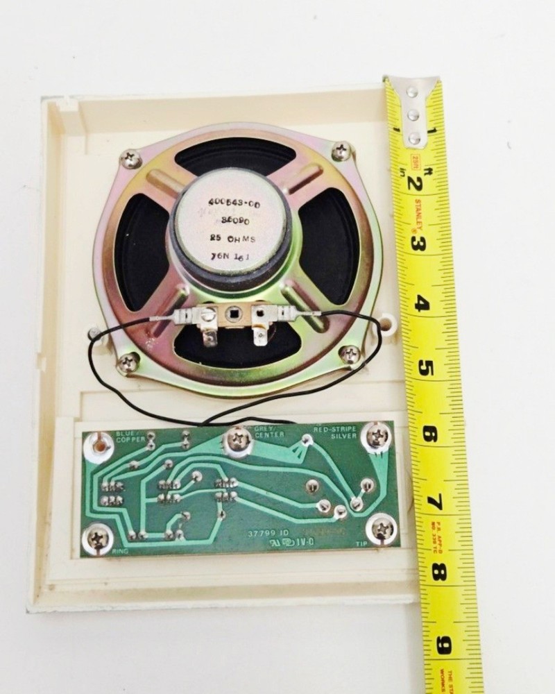 VTG Nutone Scovill Intercom Speaker & Metal Wall Insert E1170 * Read