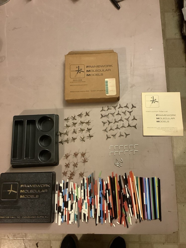 Vintage Framework Molecular Models Prentice - Hall Texas A&M Bookstore