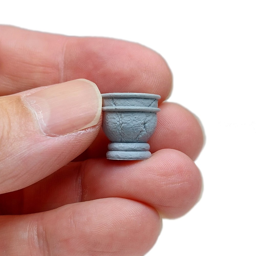 Stone Pots / Miniature Tabletop Terrain Scenery / Dungeon RPG Accessories