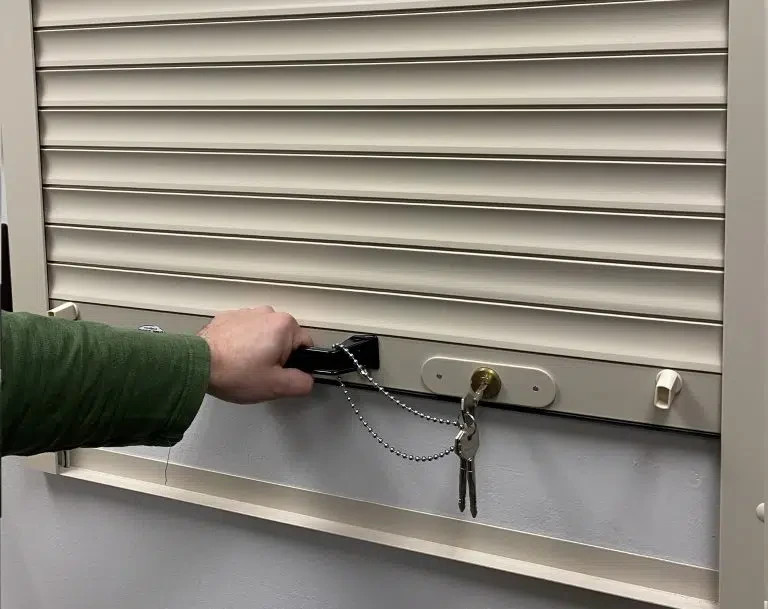 Automatic Security Roll Up Window Shutter (Anthracite Gray)