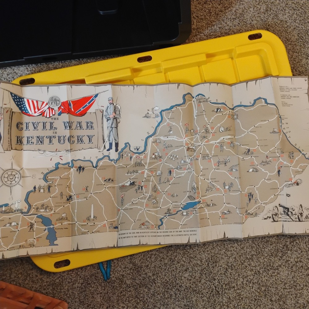 Kentucky Civil War Map Brochure