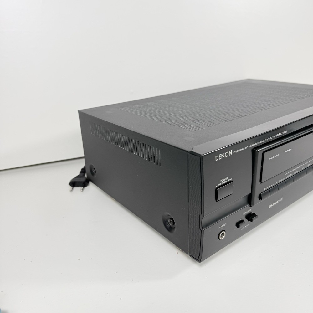 Denon DRA-275RD Precision Stereo Receiver Amplifier Black Working W/ Remote Hifi