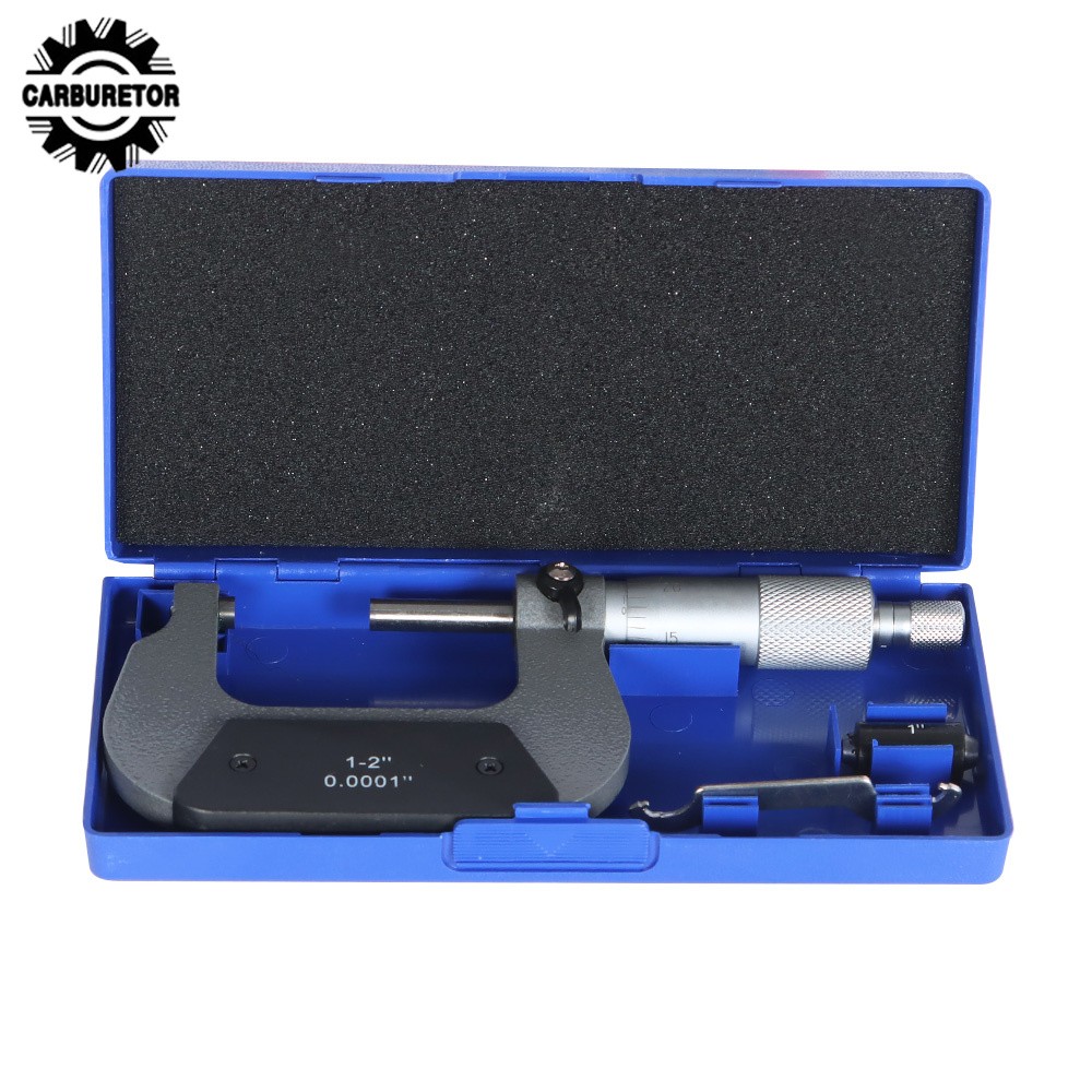 1-2 " .0001" Carbide Tipped Micrometer Outside Micrometer High Precision