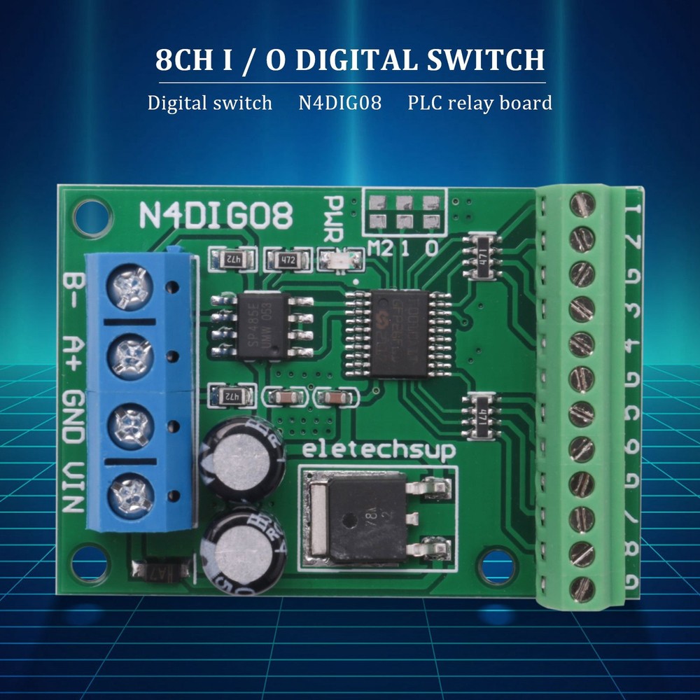 8Ch Input/Output Digital Ttl Lvttl Cmos Rs485 Io Control Module Modbus9607