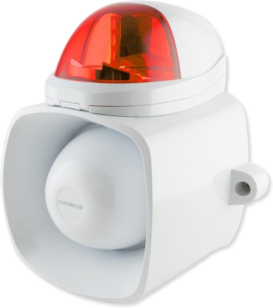 Multi-Purpose Siren/Strobe with 120dB Sound & Audio Messaging - Wall Mount