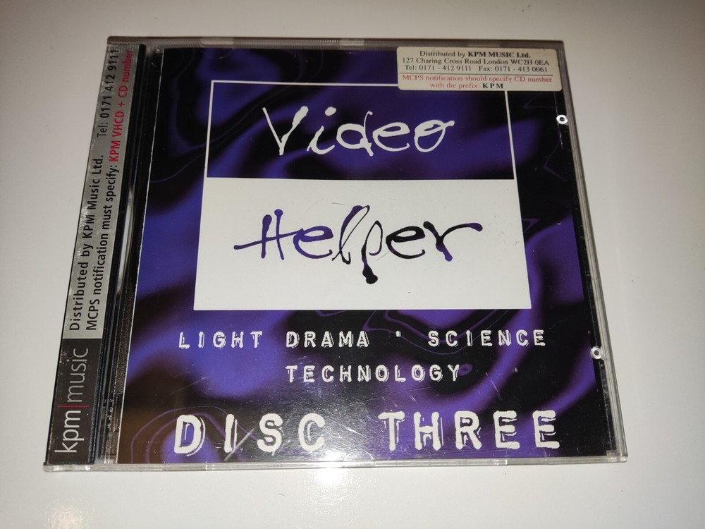 Video Helper Light Drama / Science Technology (Disc Three) Samples CD .
