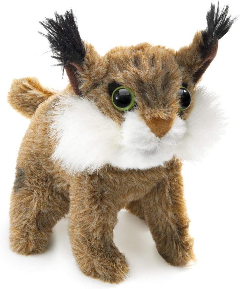 Mini Bobcat Finger Puppet 4.5 inches