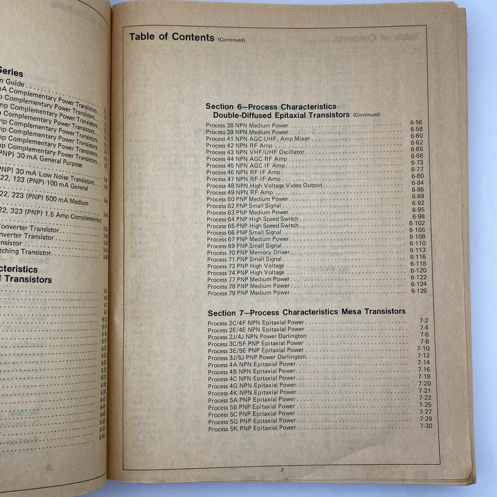 1978 Discrete Databook National Semiconductor Electronics Manual Catalog PB