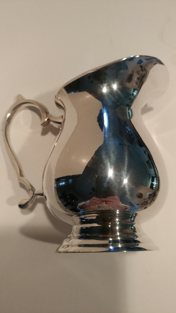Vintage Silver Plated Small Cream Pitcher
