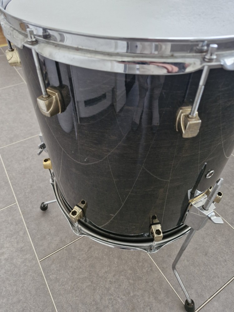 Yamaha Maple Custom 16" x 16" Black Maple Stain Floor Tom