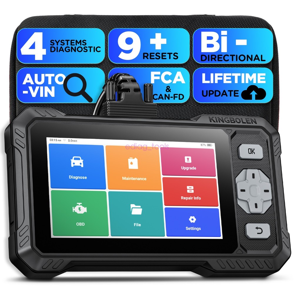 2026 KINGBOLEN S608 Car Diagnostic Tool OBD2 Scanner Code Reader Free Update US