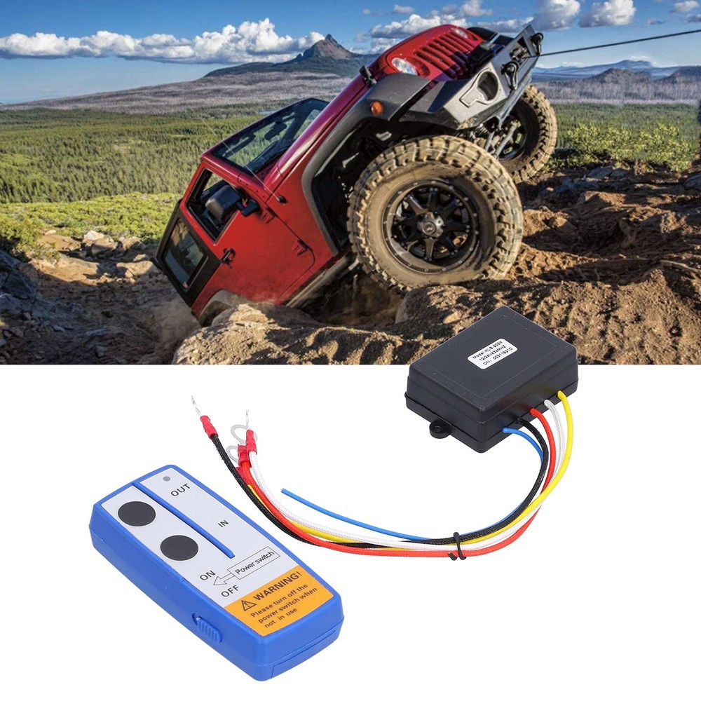 Dump Trailer Remote Kit-Winch Control Kit, 12V Electric Winch Remote...
