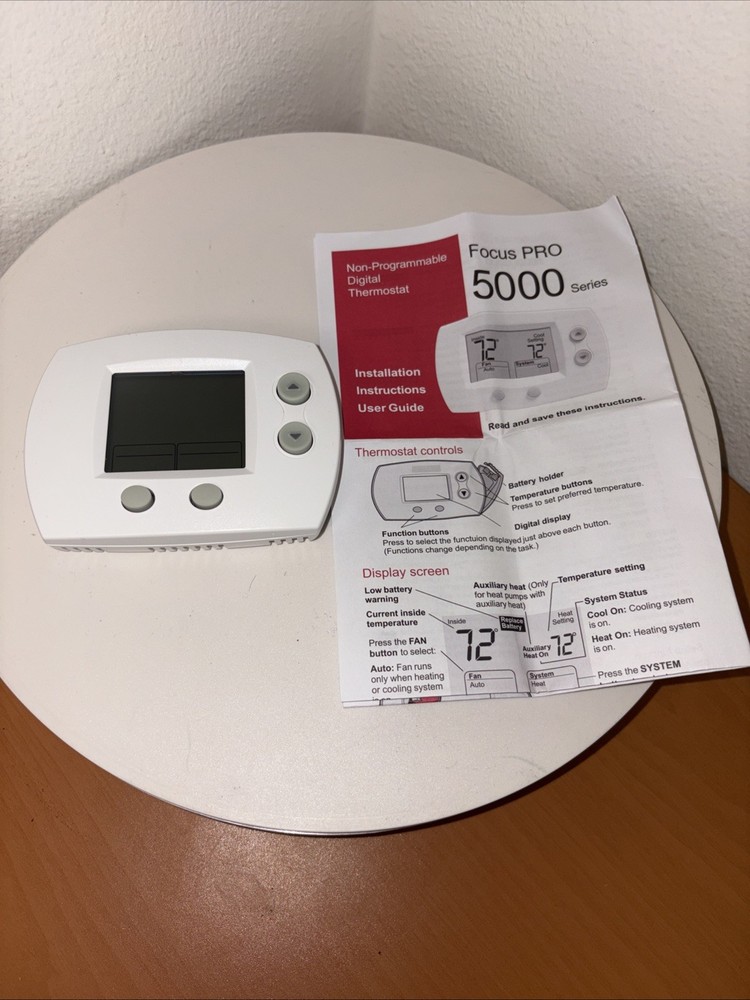 Focus Pro 5000 Series Non-Programmable Digital Thermostat