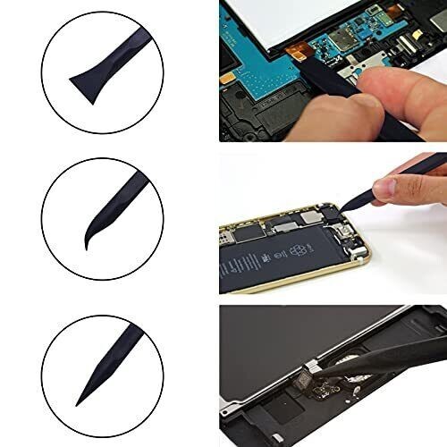 Plastic Scraper Tool Carbon Fiber Multi-Purpose Scraper Non-Scratch 6PC Pack