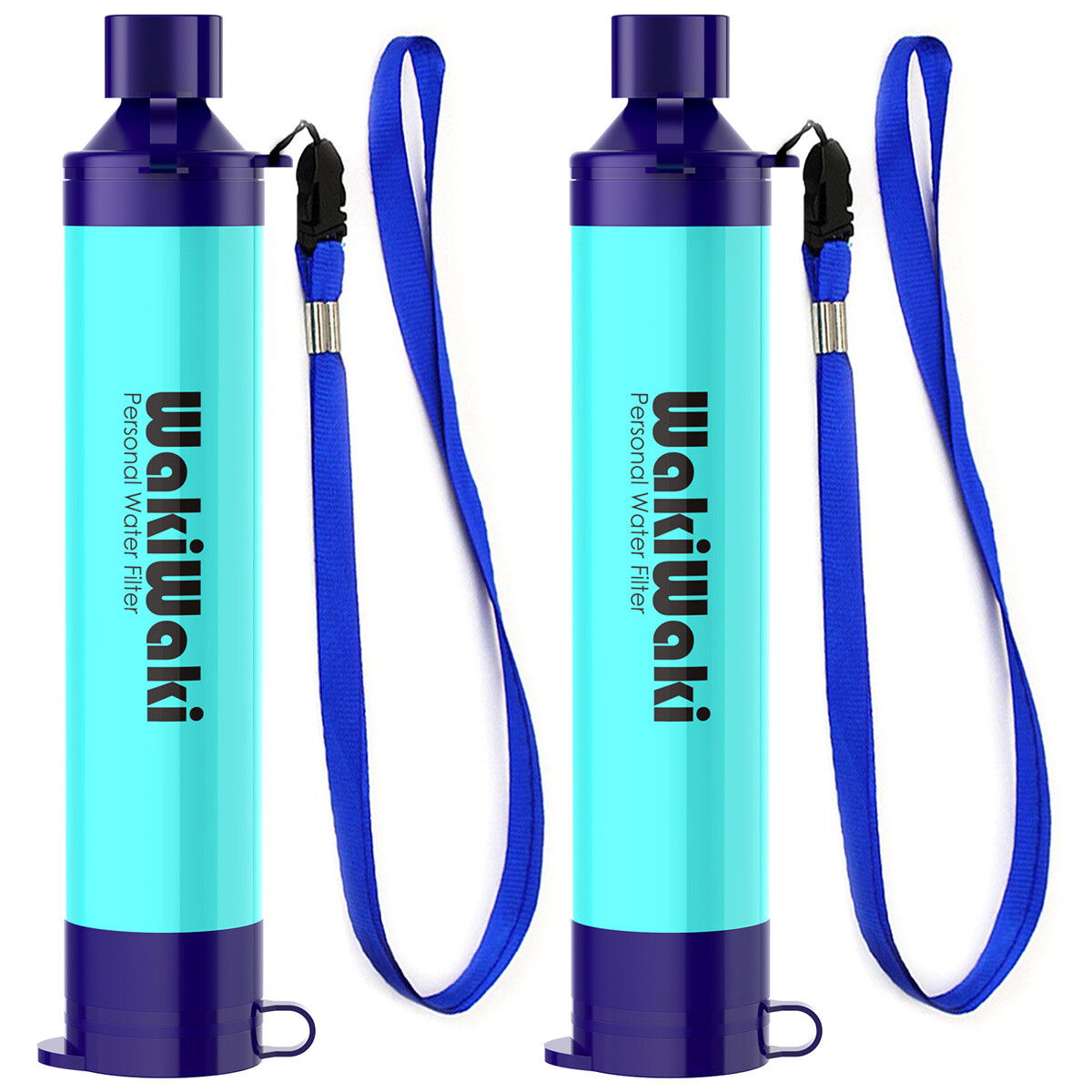2Pack Portable Water Purifier Straw 5000L Outdoor Survival kit Emergency Camping