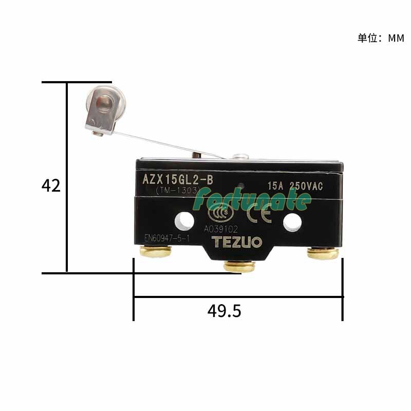 1PC NEW FOR TEZUO Micro stroke limit switch AZX15GL2-B