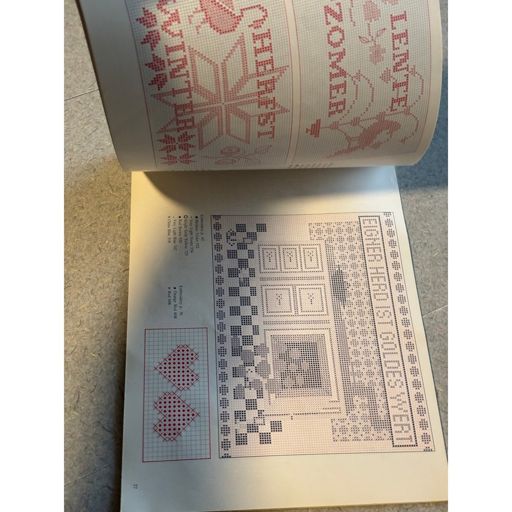 Needlework, needlepoint, cross stitch Pattern booklet bundle