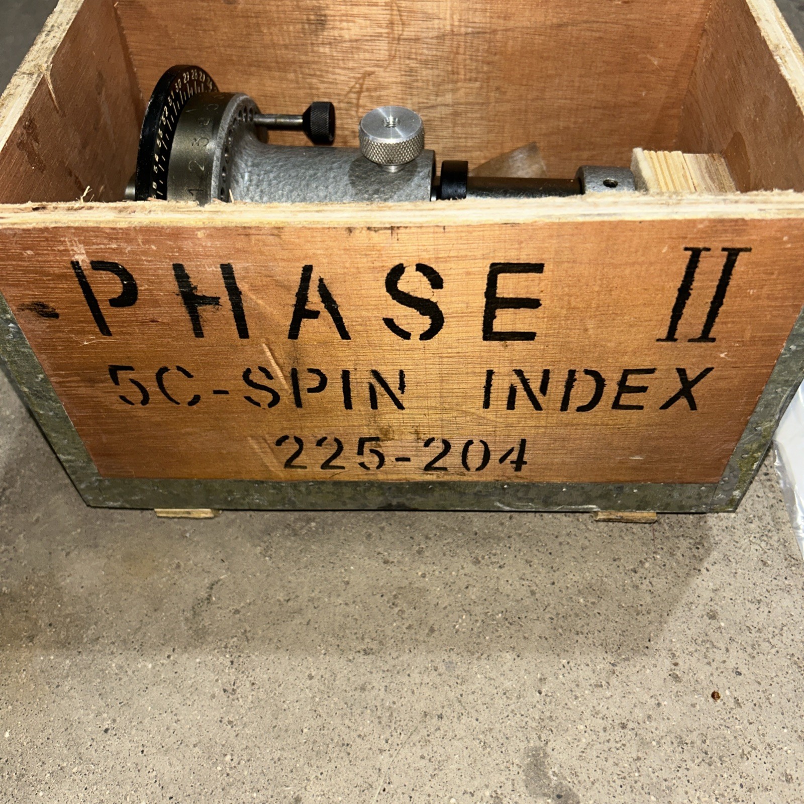 PHASE II 5C Collet Indexer Spin Indexing 225-204 In Original Box