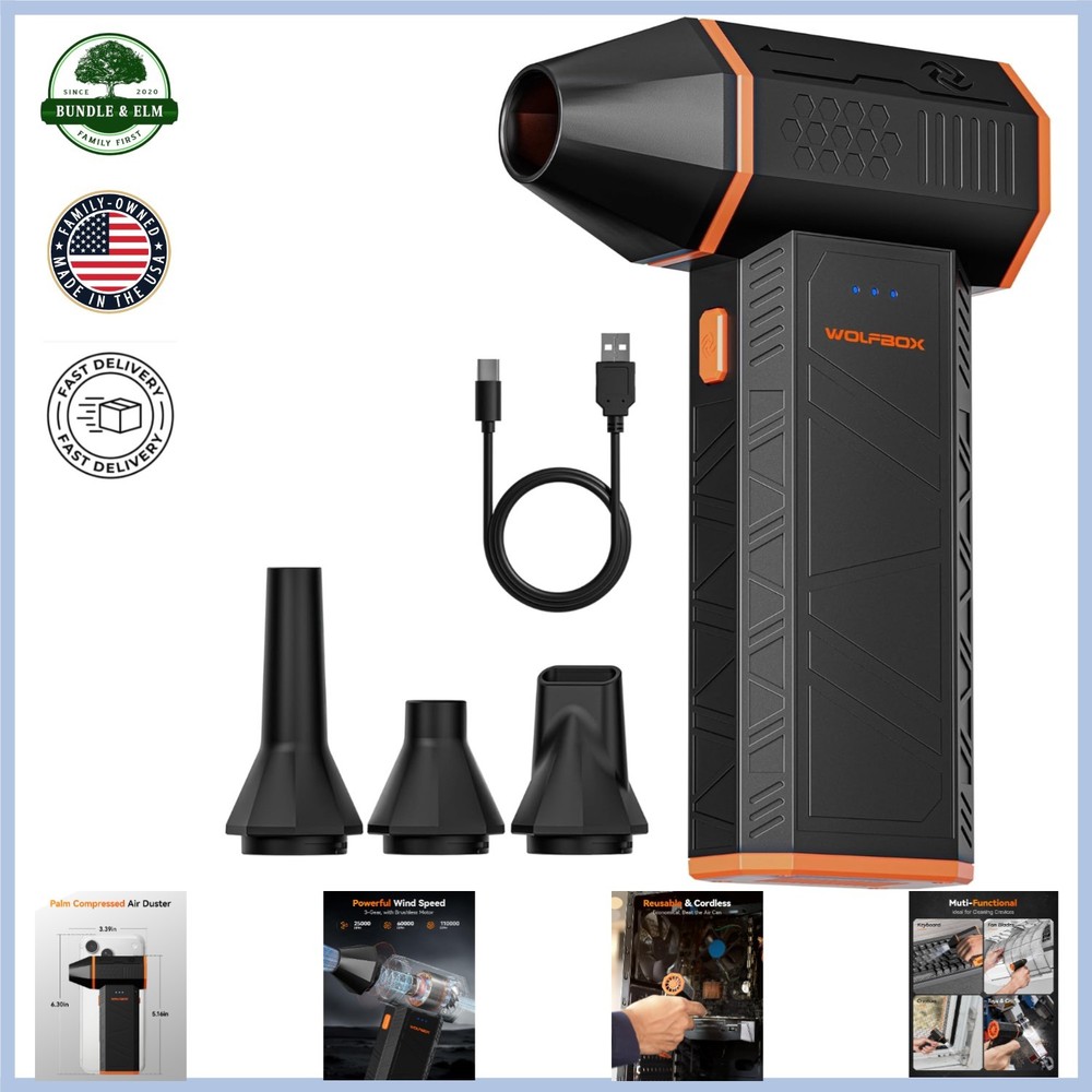 Durable Mini Air Duster with Efficient Dust Removal and Lightweight Design