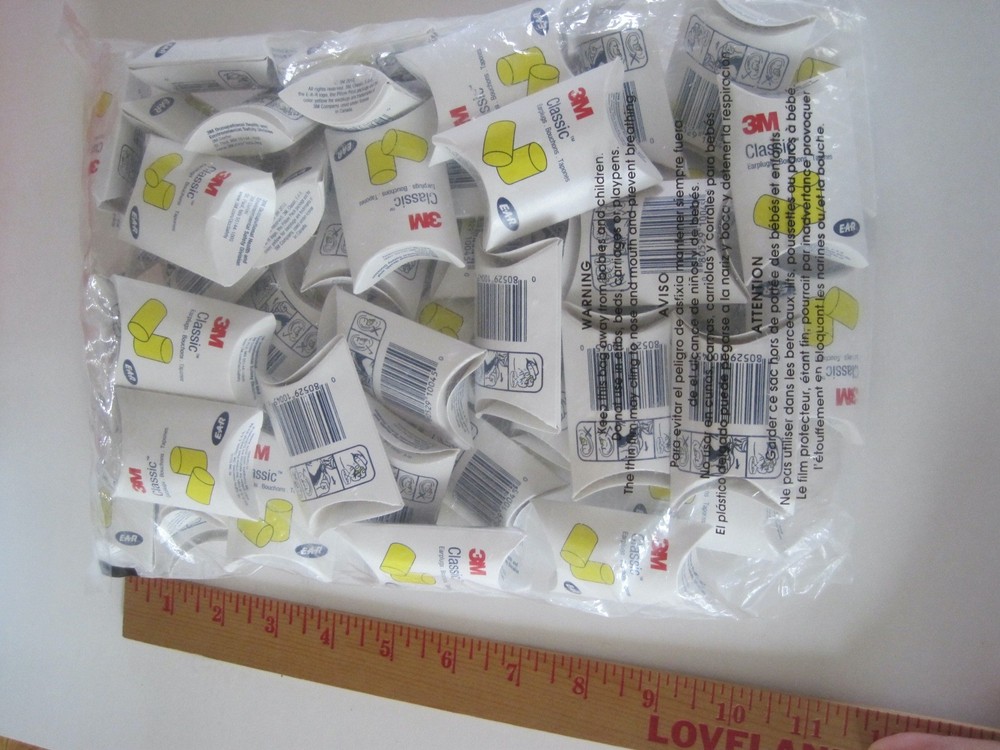 Classic 3M Ear Plugs 50 Pack New