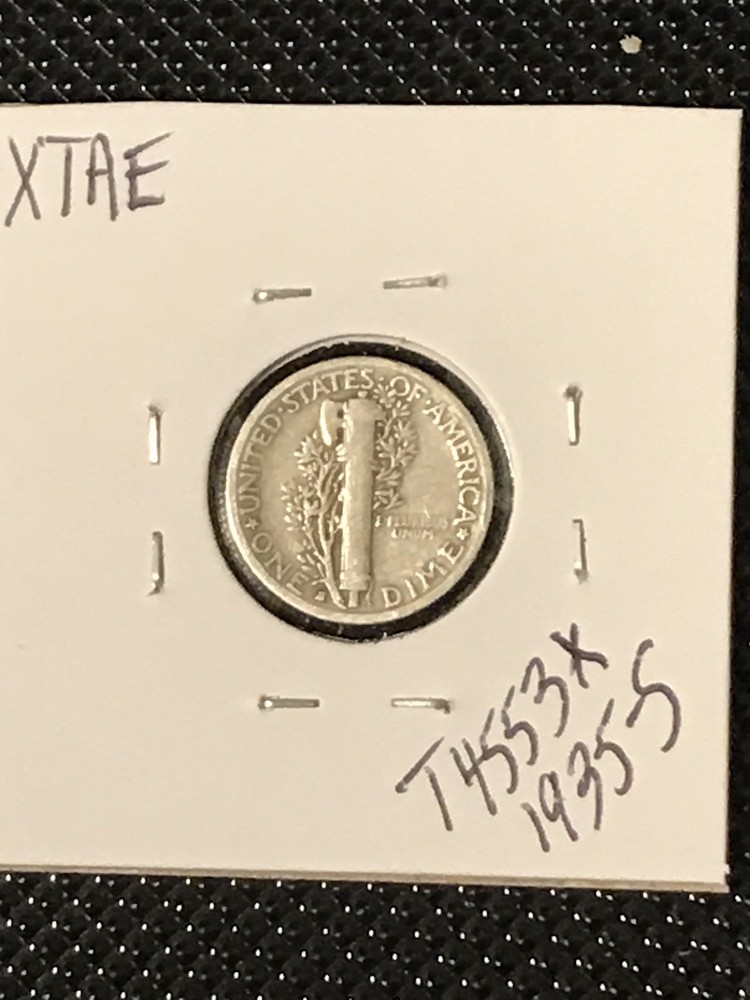 1935-S Mercury Dime VG+