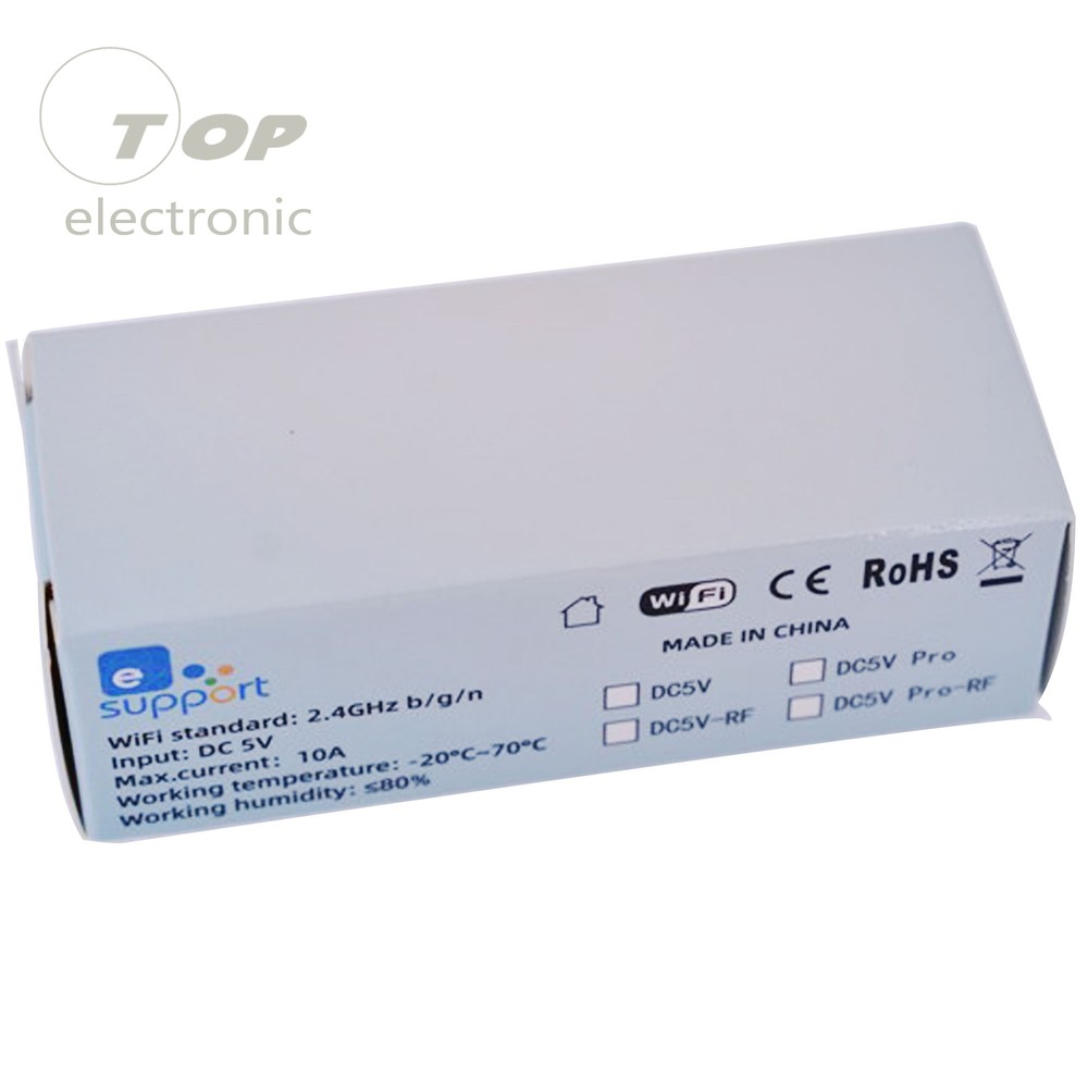 Smart WiFi Wireless Switch Relay Module DC5V Jog self-lock by APP Phone Control