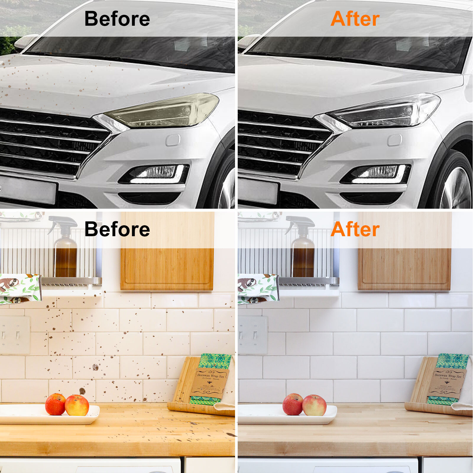 7PCS Car Buffing Pads Polishing for Drill Sponge Kit Waxing Foam Polisher 3 Inch