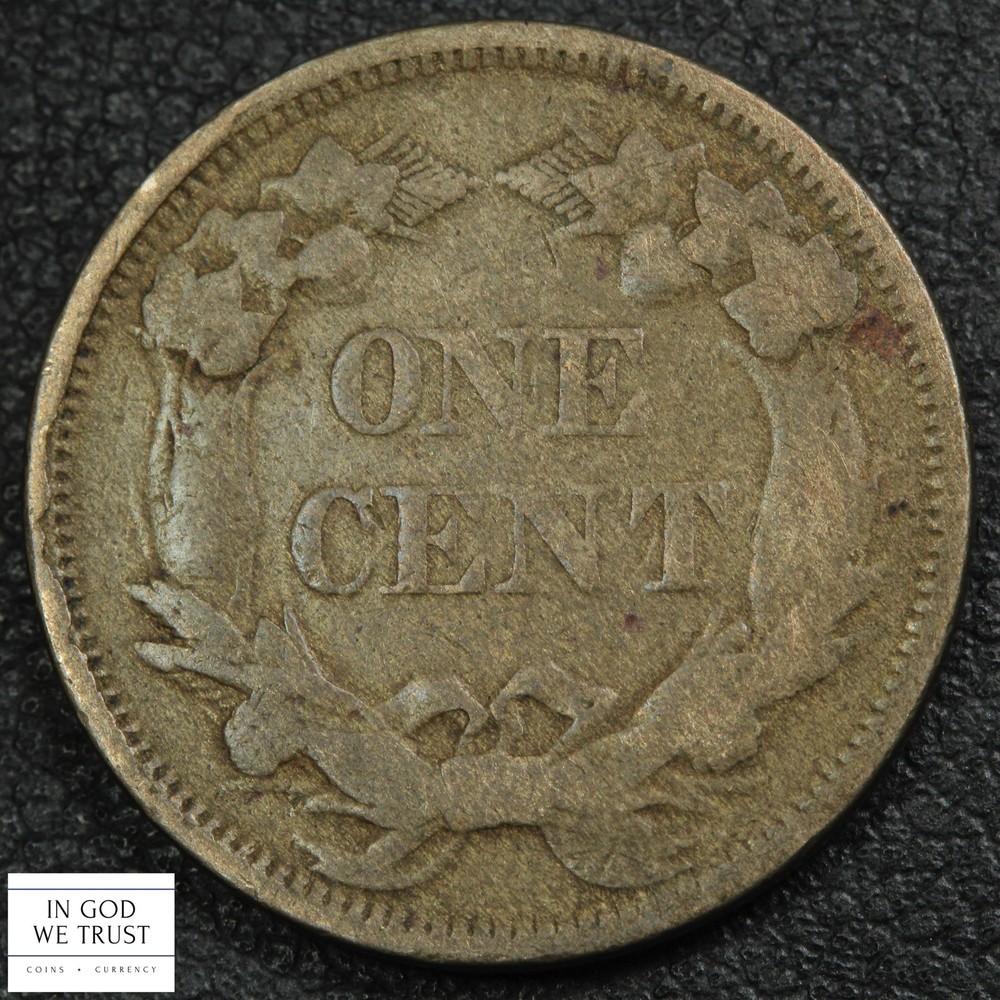 1858 Small Letters Flying Eagle Cent 1C