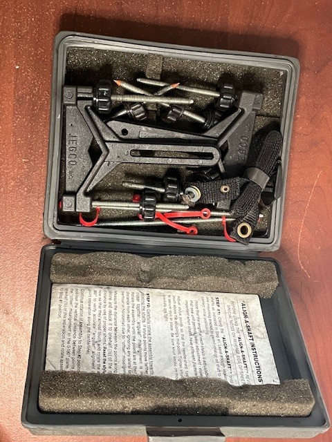Jegco Model 103 ALIGN-A-SHAFT Tool w/ Instructions & Case