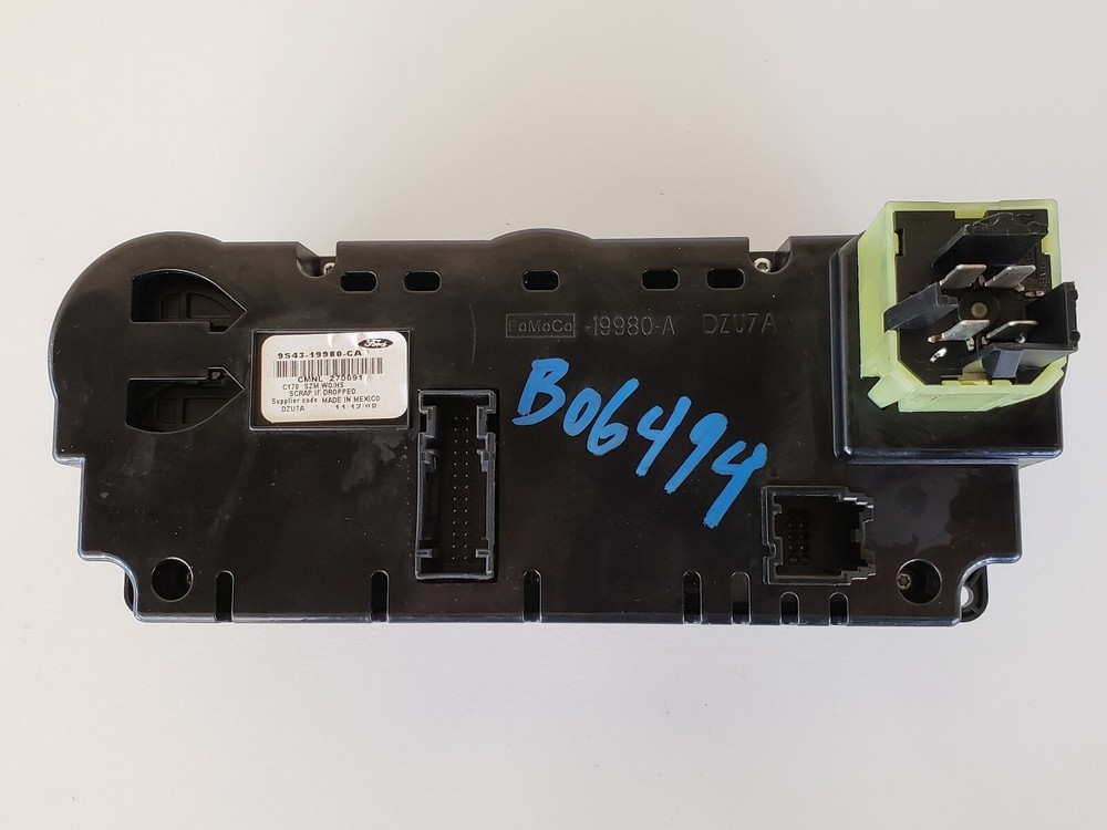 08-11 Ford Focus 9S43-19980-CA Climate Control Panel Temperature Unit A/C Heater