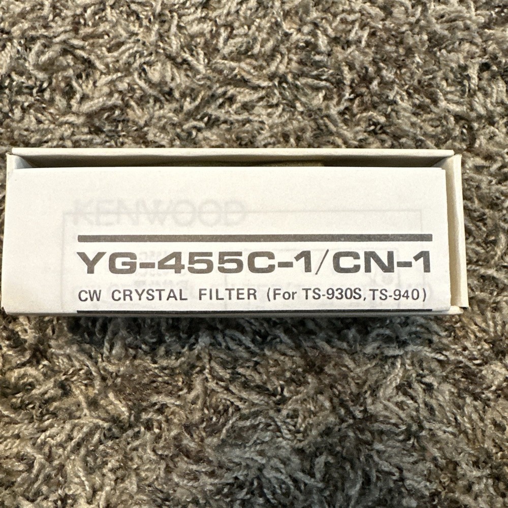 KENWOOD CW FILTER YG-455C-1 New