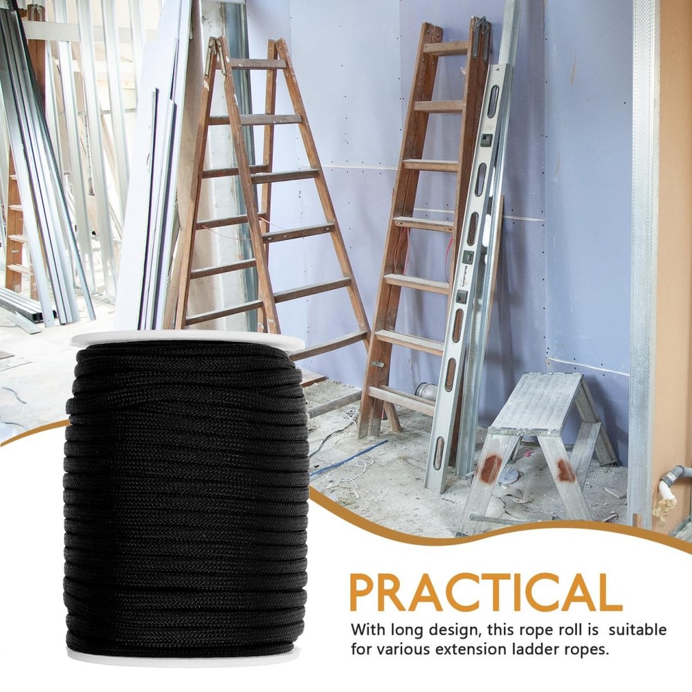 Uonlytech Extension Ladder Rope Replacement Roll High Strength Durable para C...