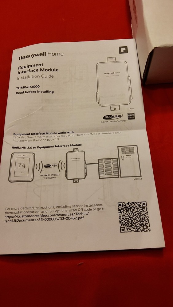 HONEYWELL HOME EQUIPTMENT INTERFACE MODULE RED LINK 3.0 ~NEW~