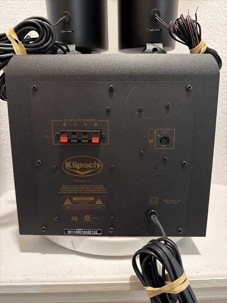 Klipsch ProMedia 2.1 THX® Certified Computer Speaker System. Video!