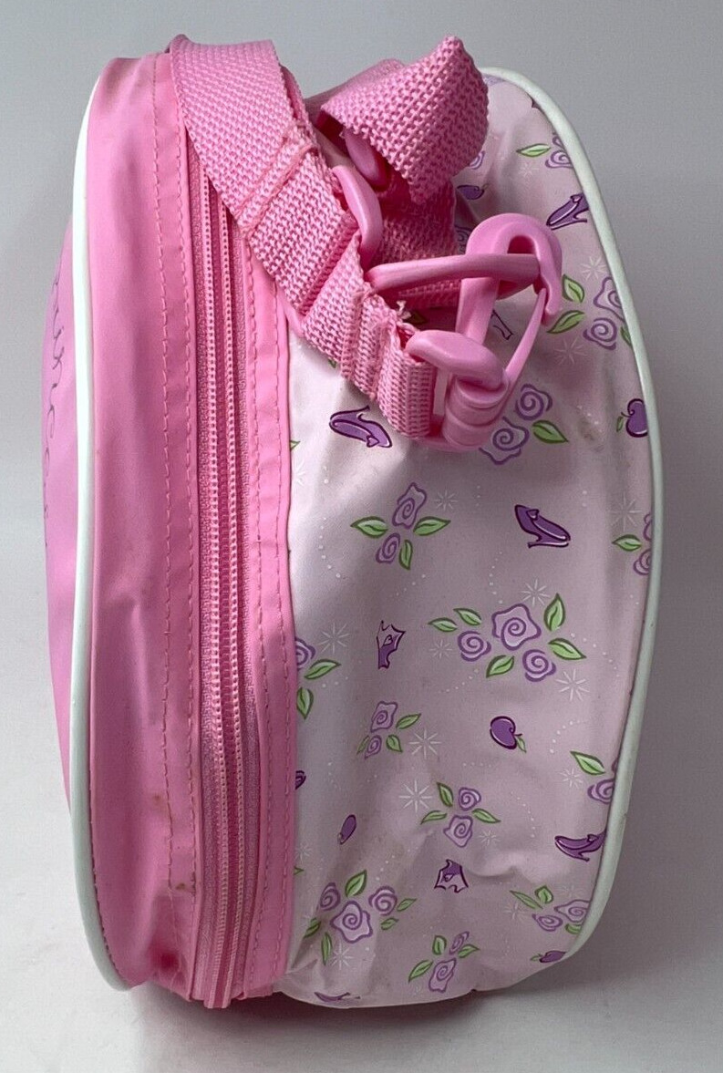 Disney Princess Girls Pink Tote Purse Carry On Adjustable Strap