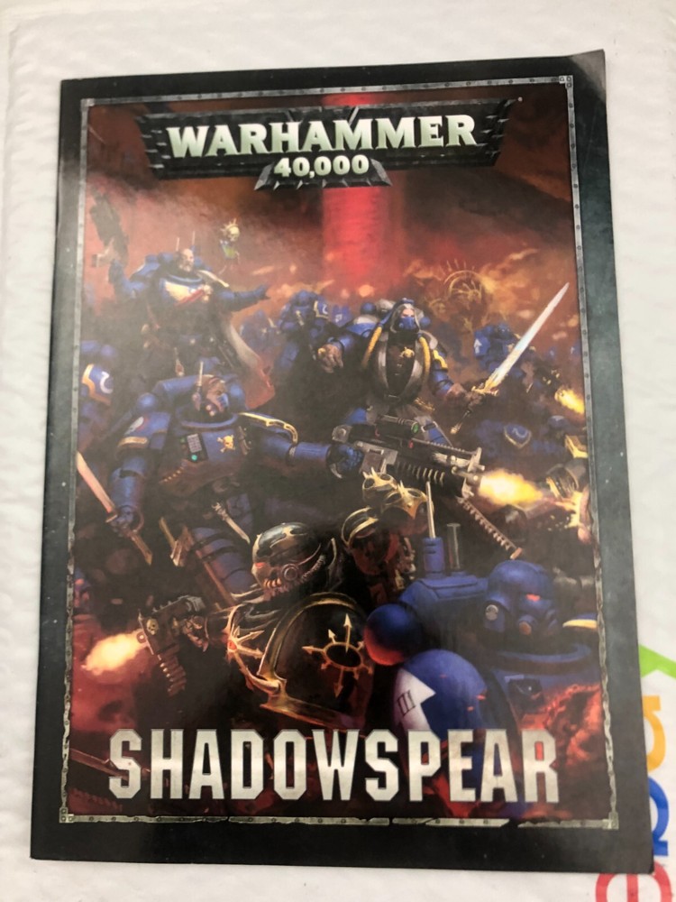 Warhammer 40K 2019 Shadowspear Soft Cover Excellent OOP Starter Set Book