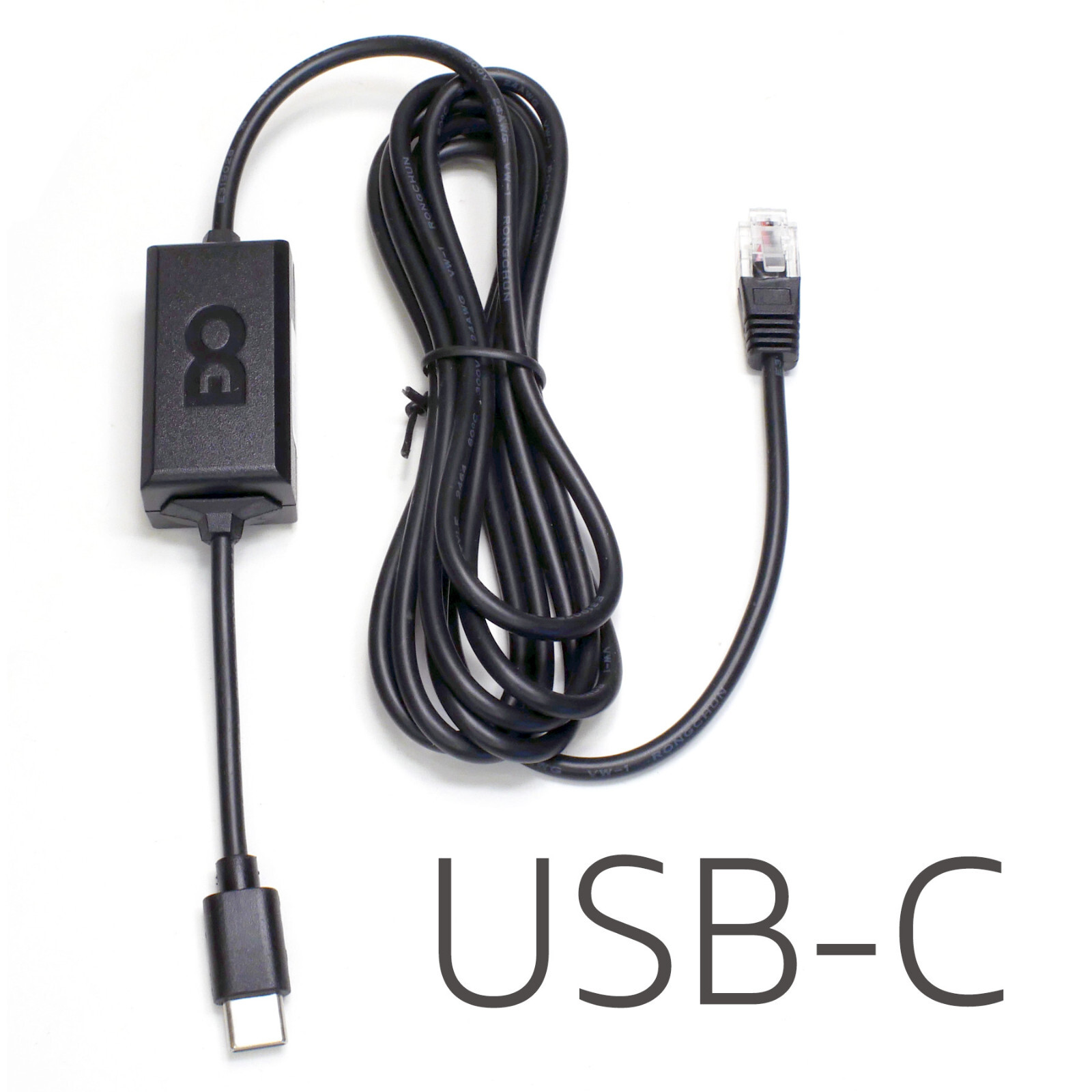 12V USB-C RJ11 Power Cord Cable for Beltronics Valentine One V1 Gen1 Gen2 Radar