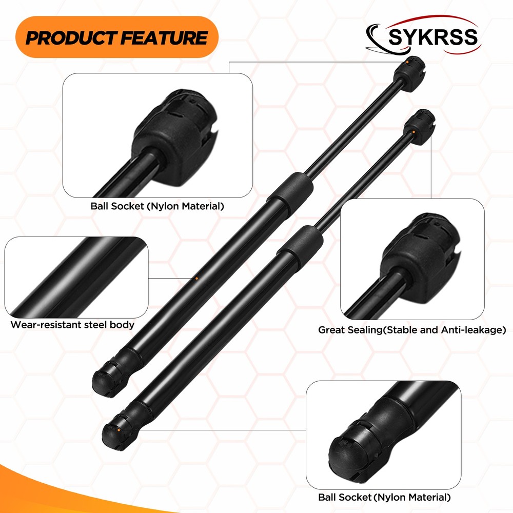 For Ford Excursion 2000-2005 2pcs Rear Shock Struts Tailgate Lift Support 6421