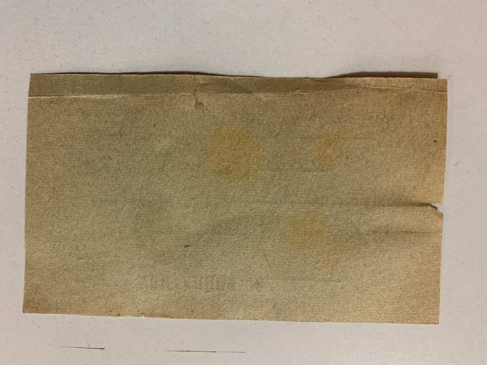 vintage soviet receipt RUSSIA