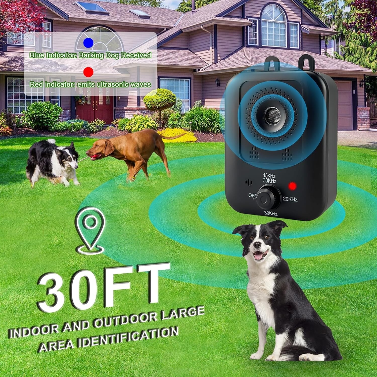 Anti Barking Devices, Ultrasonic Dog Barking Control Devices with 3 Modes
