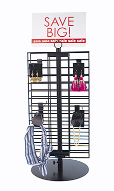 SSWBasics Double Wire Grid Countertop Spinner Rack