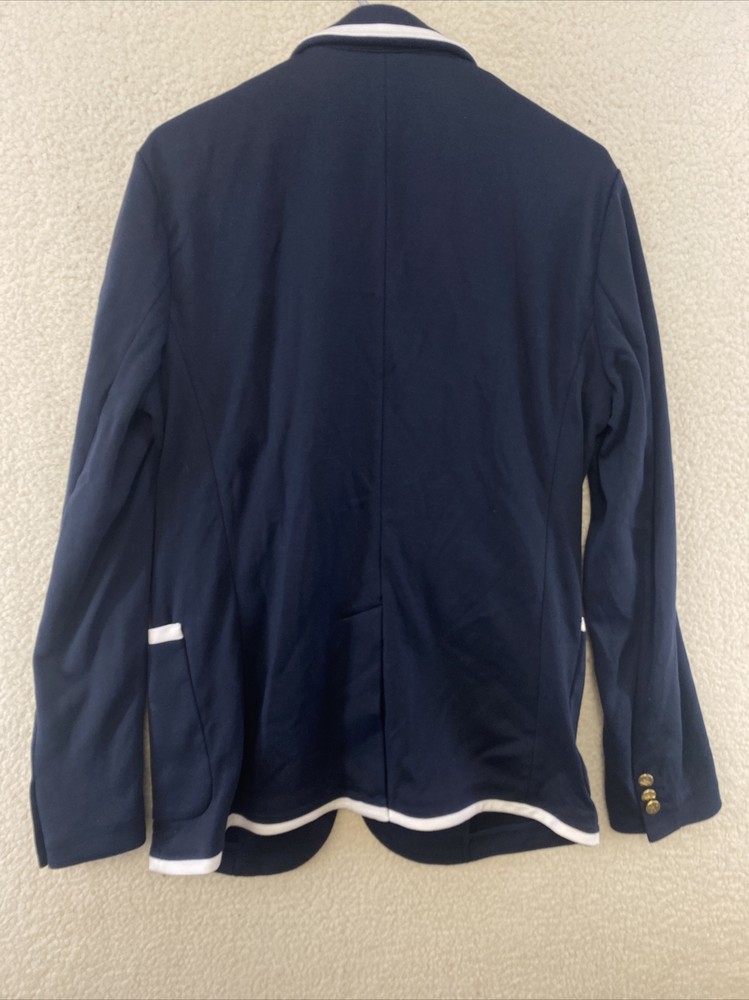 Houston White Navy Blue Jacket Size Small