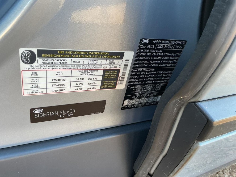 Driver Left Front Window Regulator Fits 13-21 RANGE ROVER 4919877